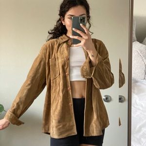 lightish brown suede jacket!!